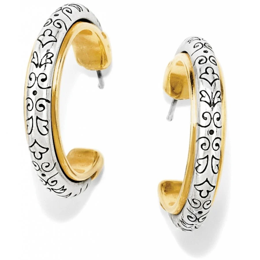 Venezia Hoop Post Earrings - Image 2