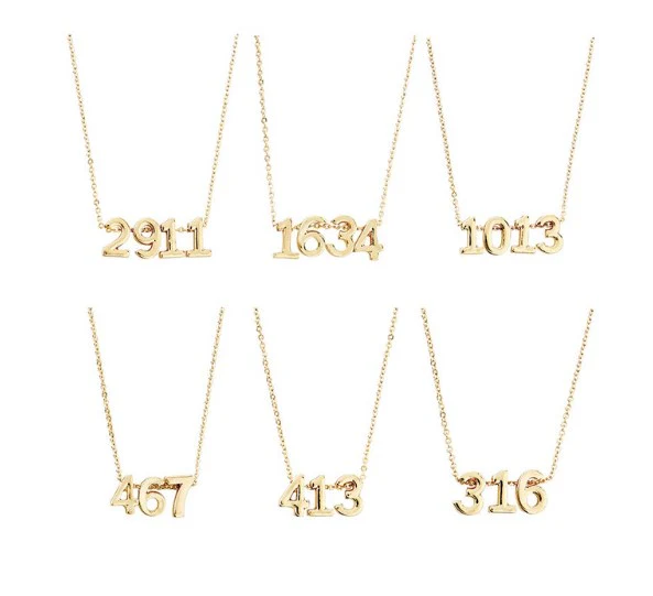 Verse Numbers Necklace
