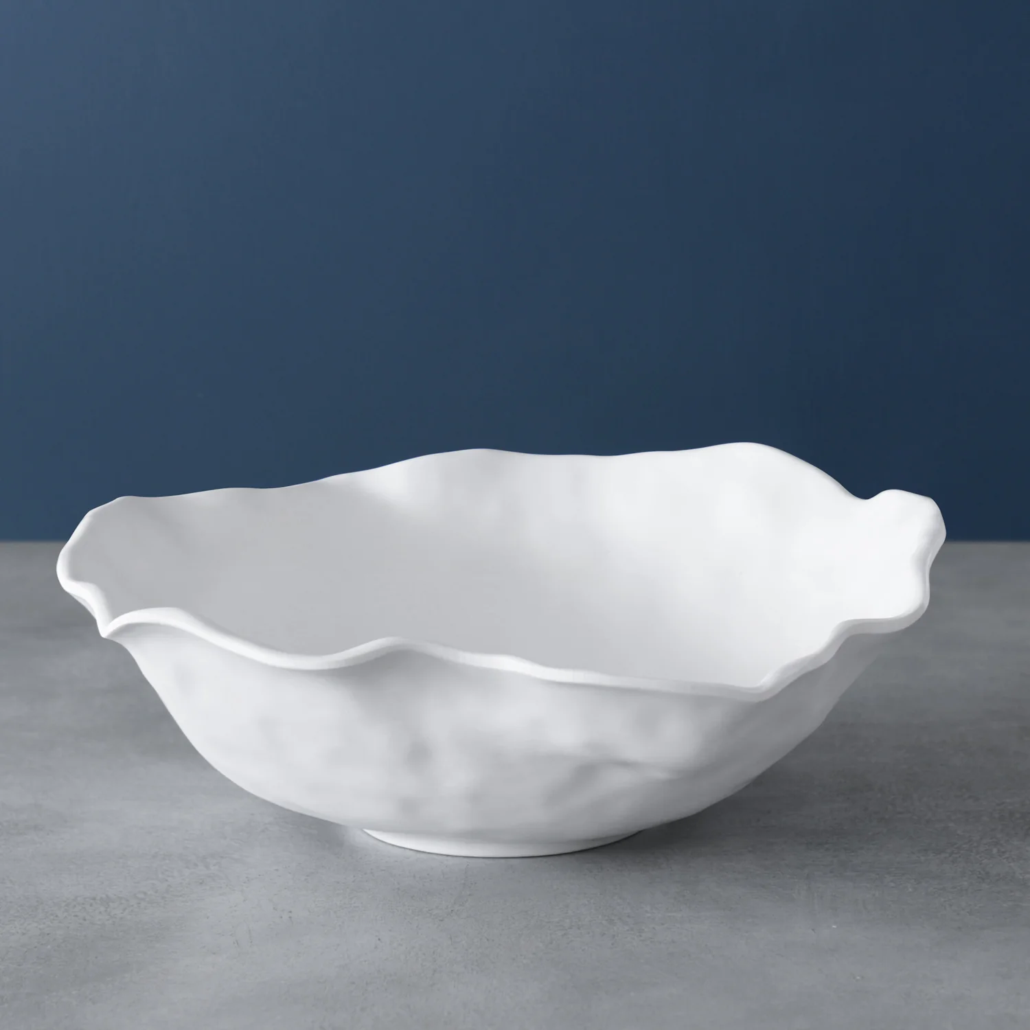 VIDA Nube Large Round Bowl White
