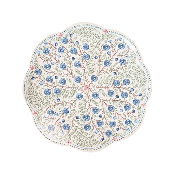 Villa Seville Scalloped Dessert/Salad Plate - Chambray - Image 3