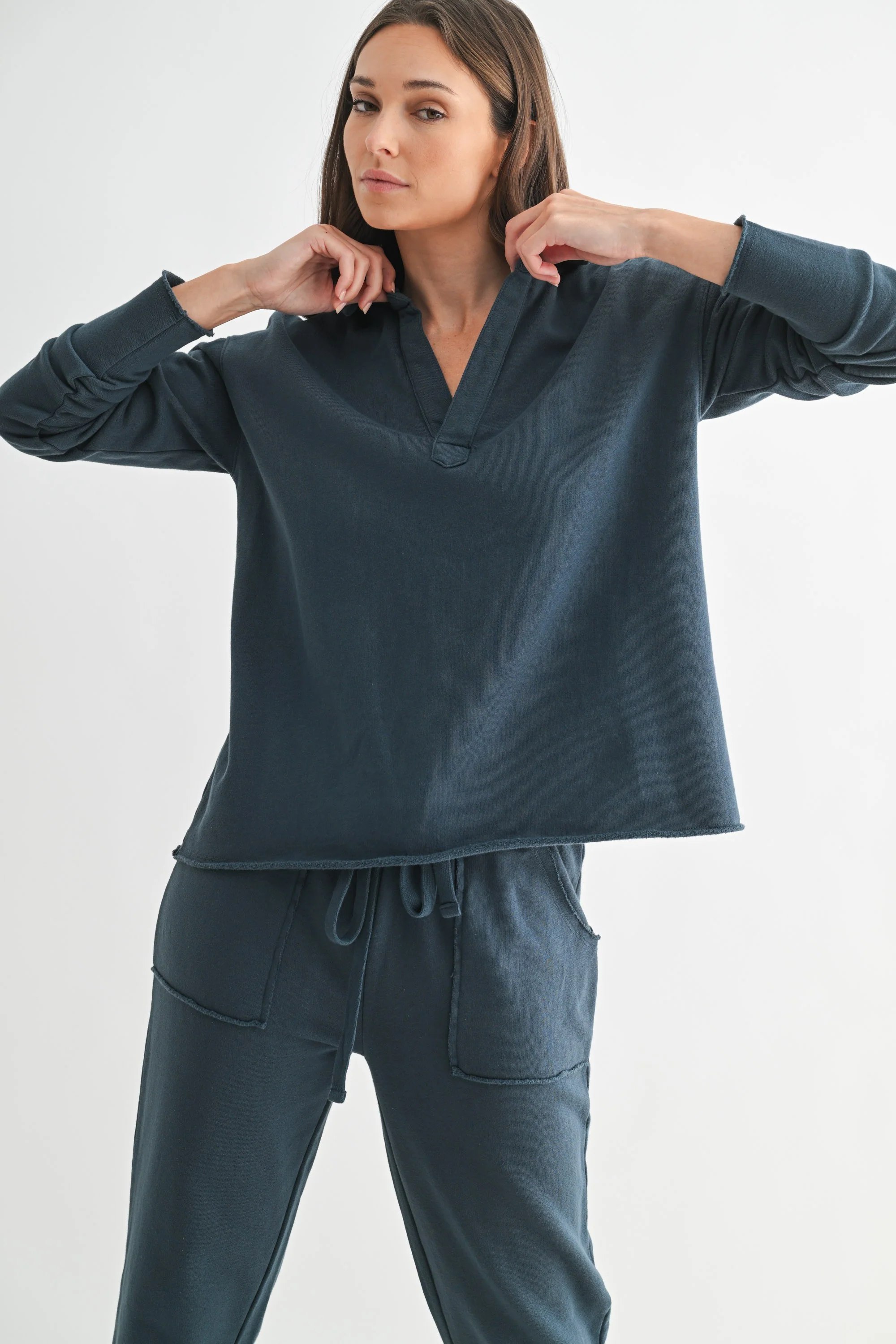 Virginia Malibu Vintage Henley Tee - Image 14