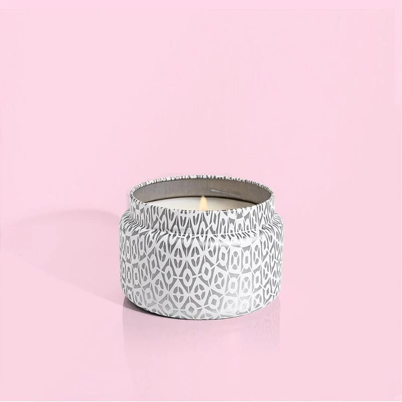 Volcano White Signature  Printed Travel Tin Candle - Image 3