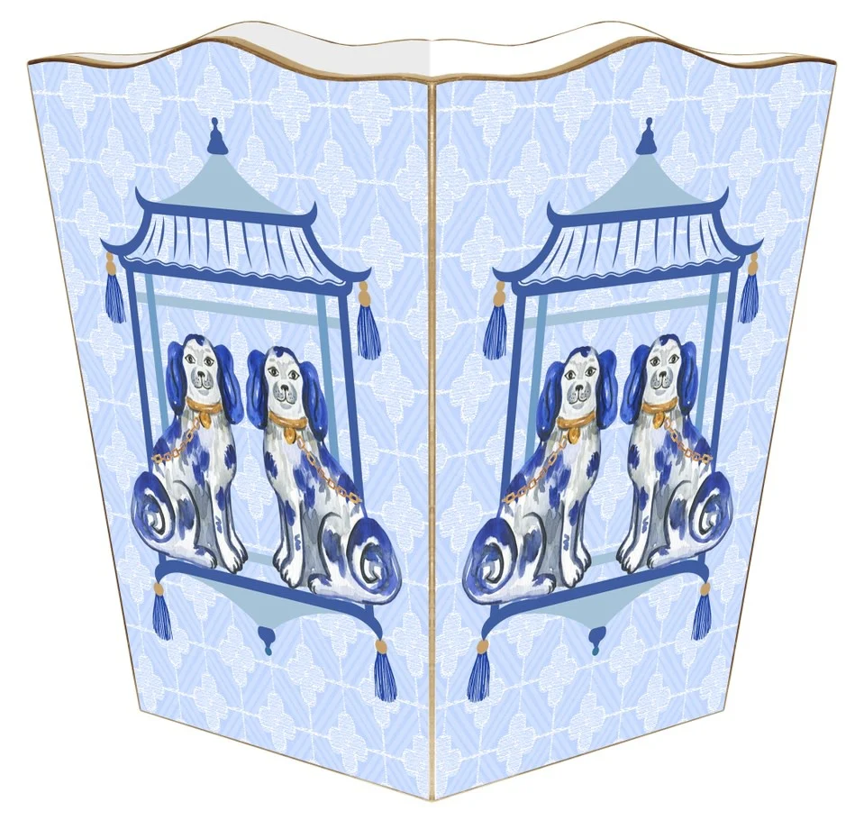 Wastepaper Basket Scalloped Top - Image 14