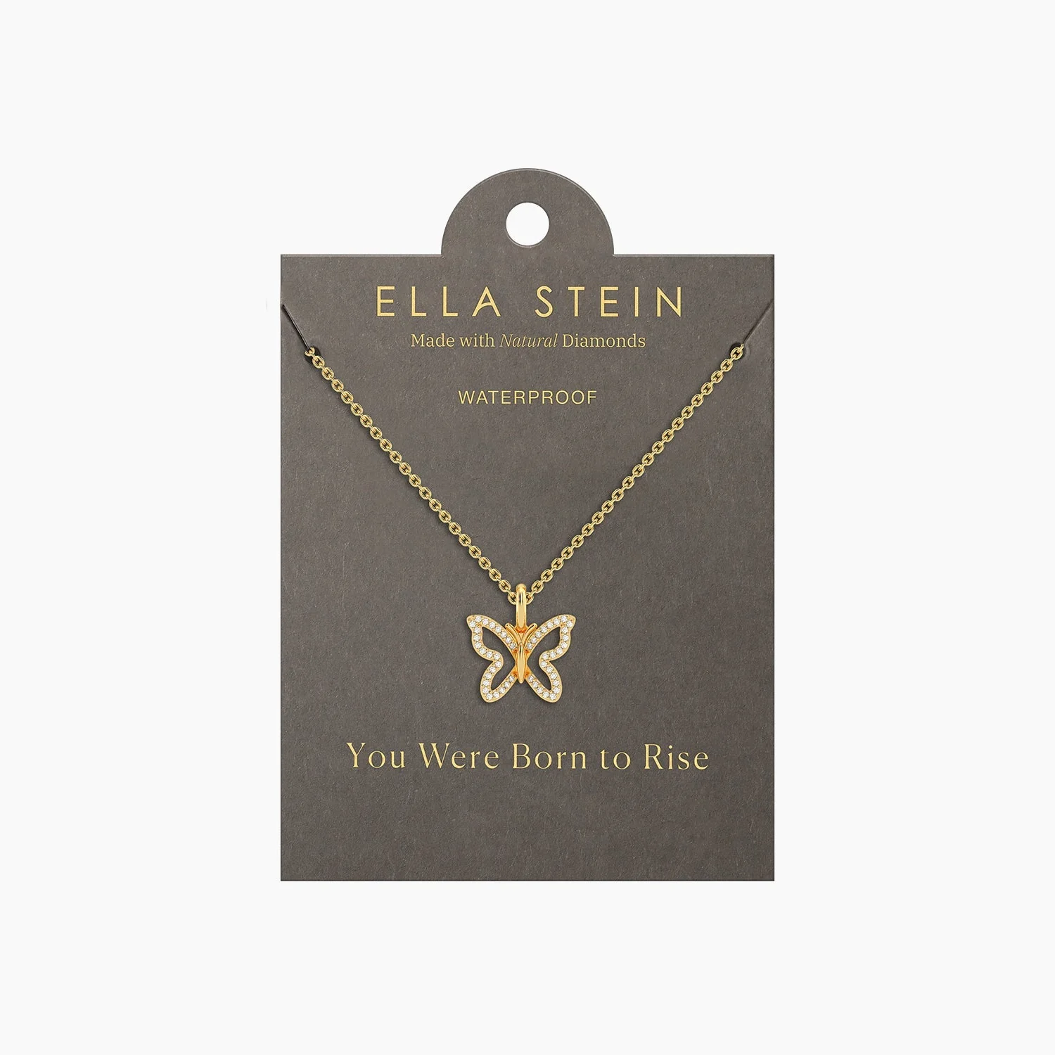 Waterproof Open Wings Pendant Necklace - Image 2