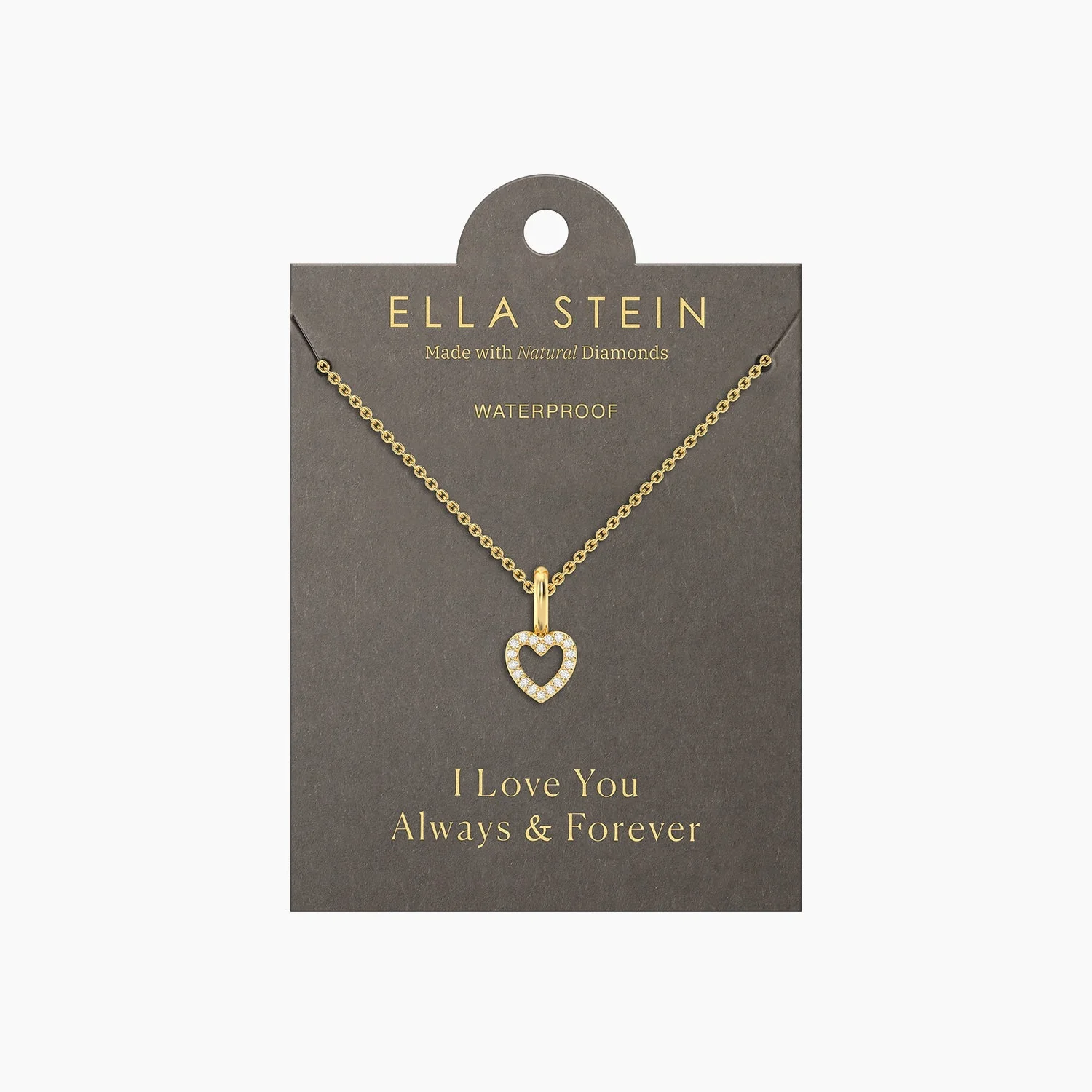 Waterproof Petite Heart Pendant Necklace - Image 2