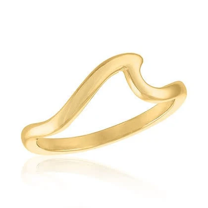 Wave Gold Layers Ring - Image 3
