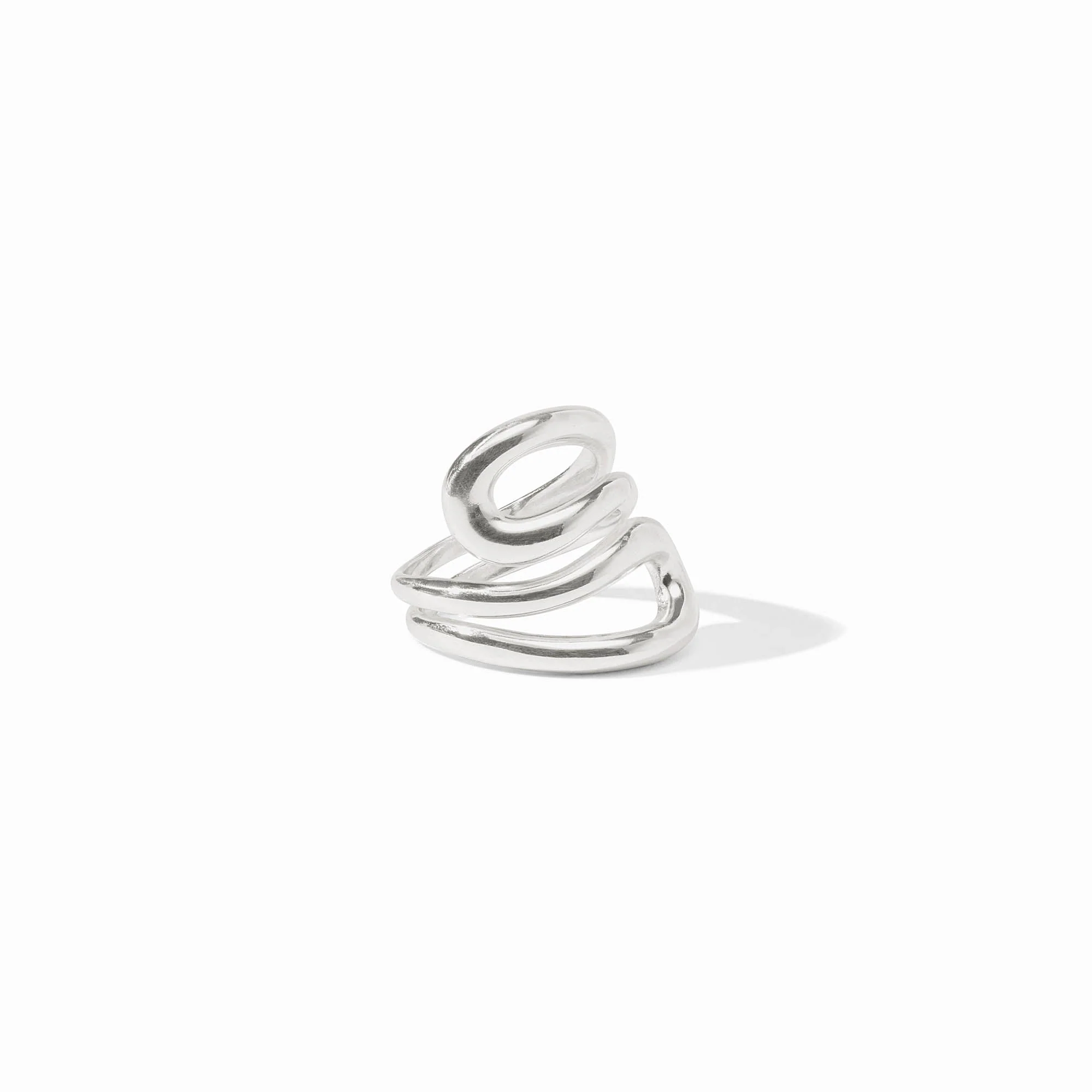 Wave Wrap Ring Silver - Image 4