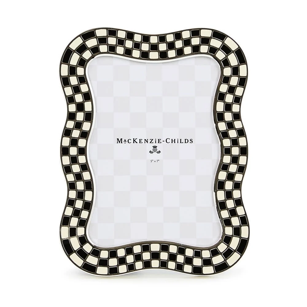 Wavy Check Silver Plated Frame - Image 3