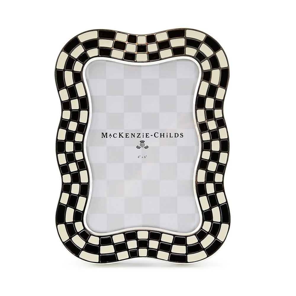 Wavy Check Silver Plated Frame - Image 5