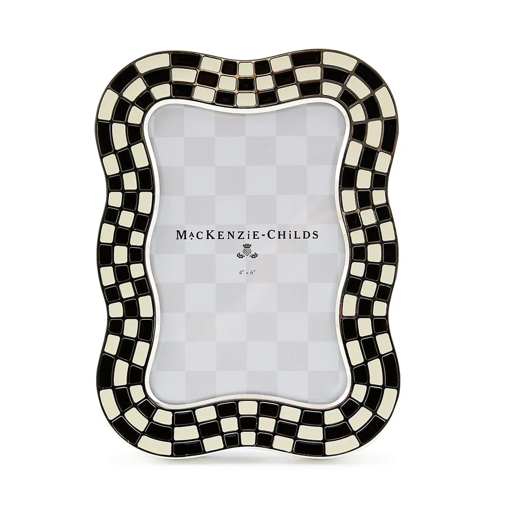 Wavy Check Silver Plated Frame - Image 8