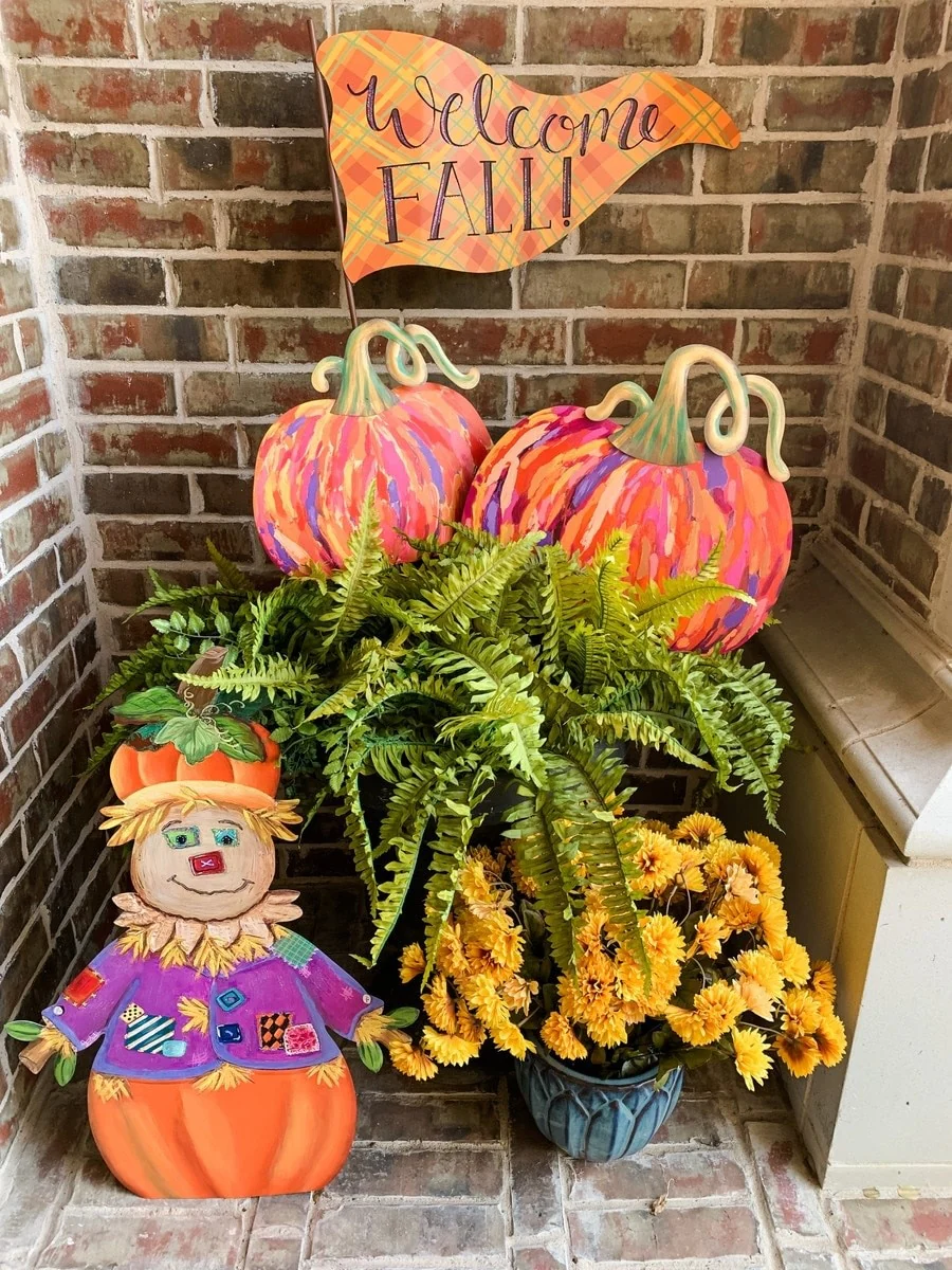 “Welcome” Fall Flag - Image 2