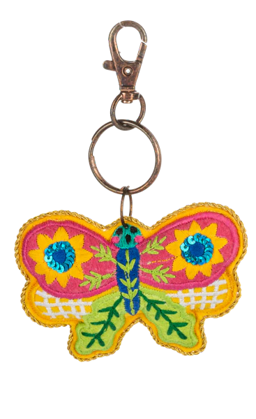 Whimsy Embroidered & Beaded Purse Charms - Image 6