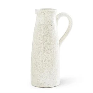 White Ceramic Crackled Pitchers - Image 8