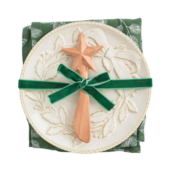 White Christmas Appetizer Plate Sets - Image 2