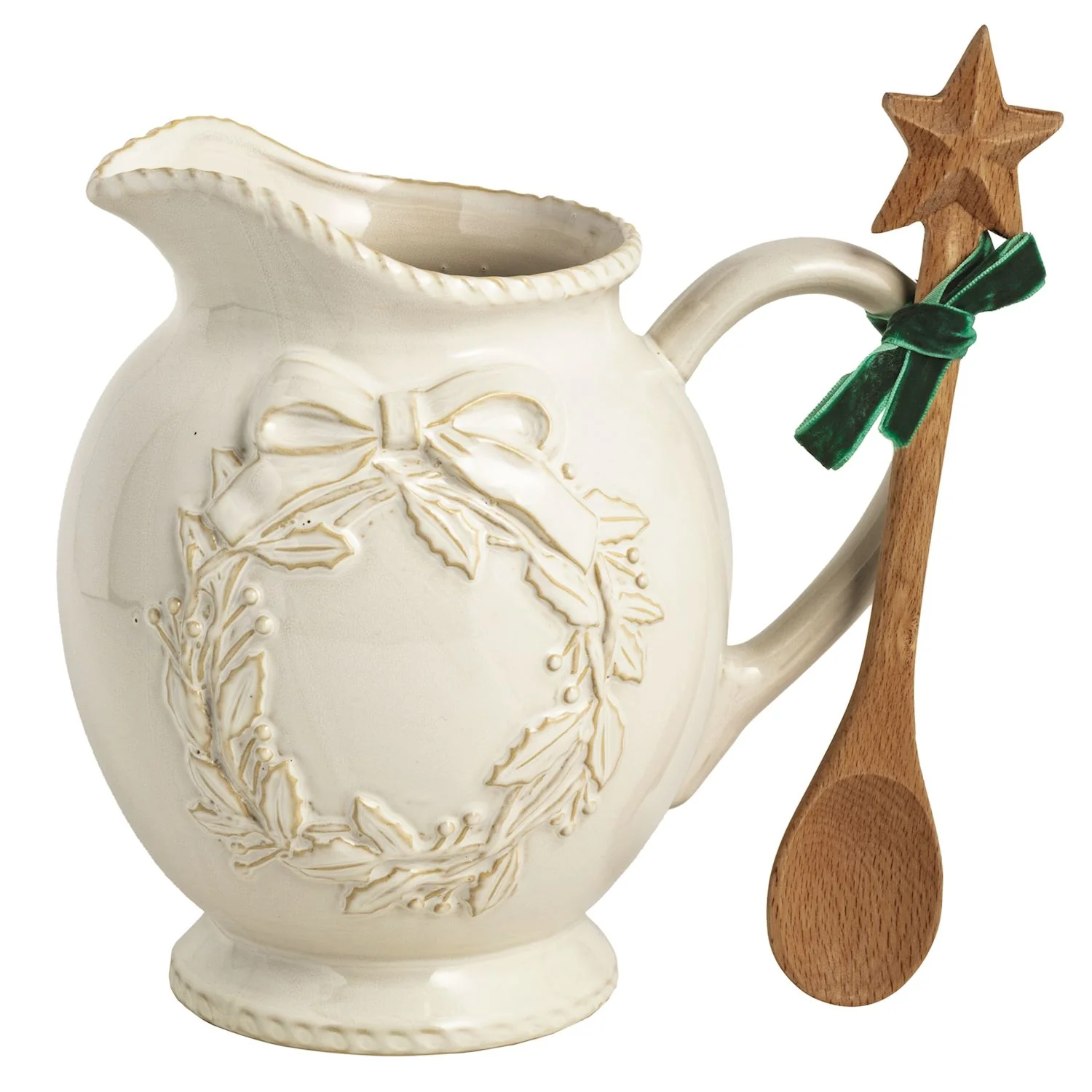 White Christmas Pitcher Set - Image 3