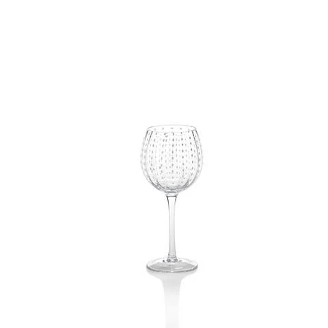 White Dots Wine Goblet