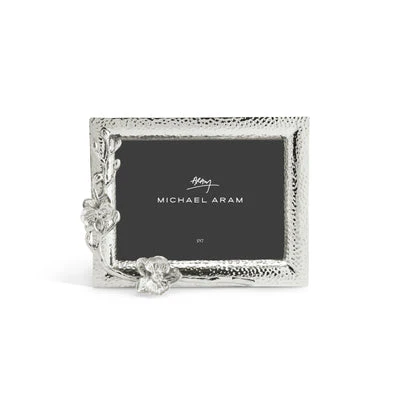 White Orchid Photo Frame 5x7