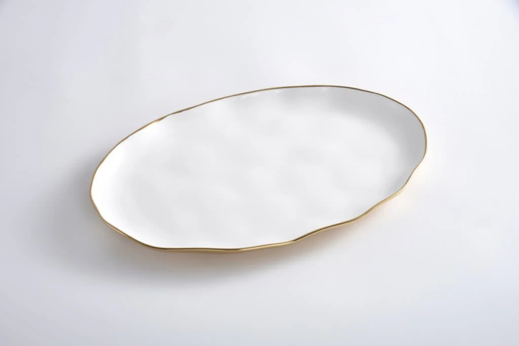 White Oval Tray - Image 2