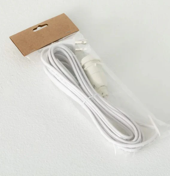 White Ul Electrical Cord - Image 2