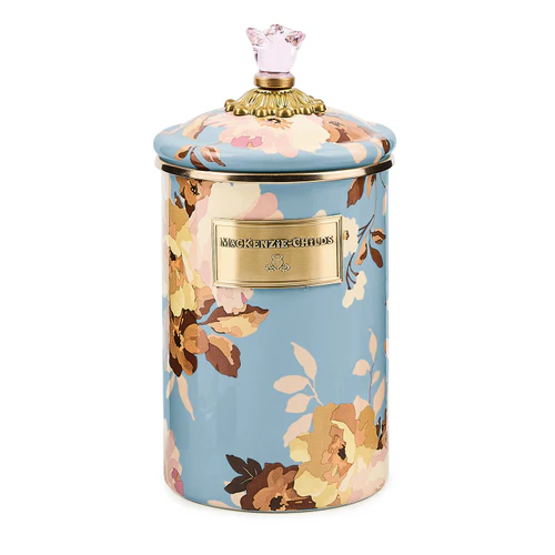 Wild Rose Slate Canister - Large