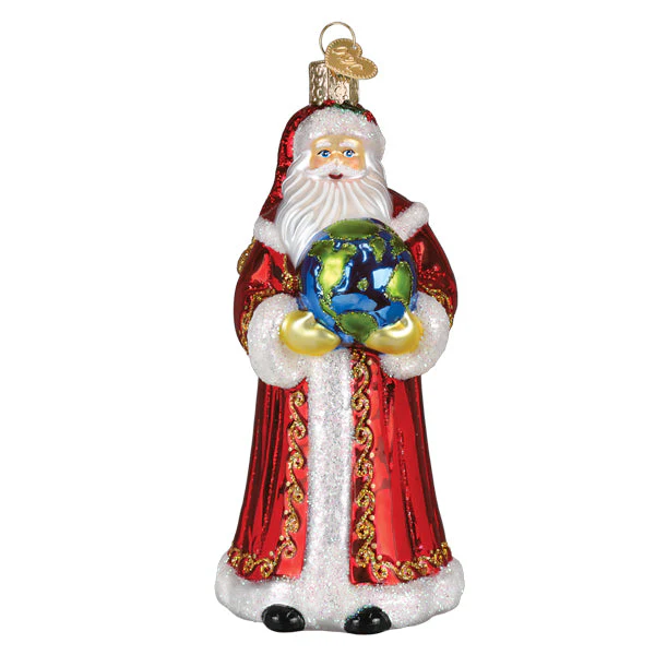 World Peace Santa Ornament - Image 2