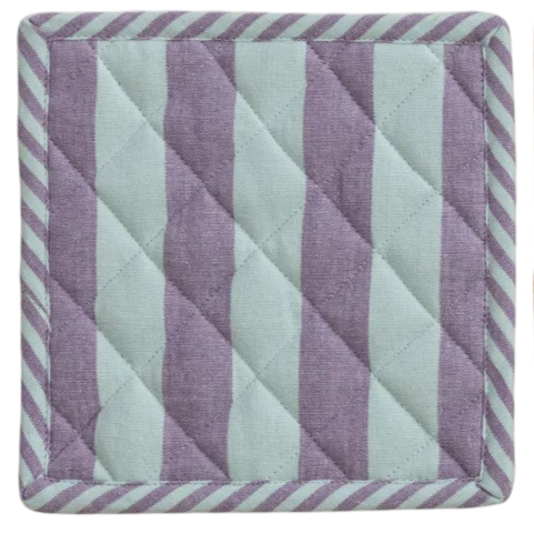 Woven Cotton Striped Pot Holder - Image 2