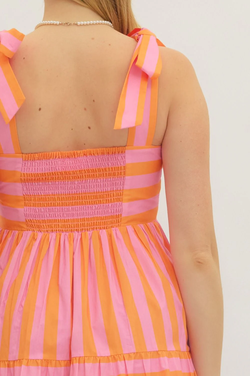 Zariyah Striped Sleeveless Midi Dress - Image 5